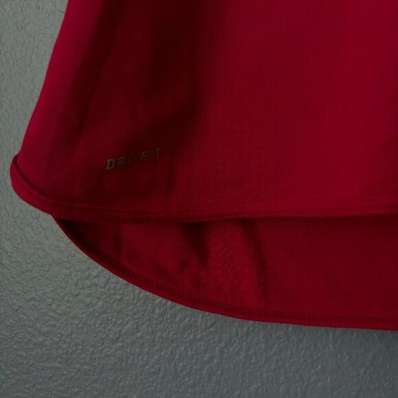 Women's Nike Dri-Fit Running Shirt Short Sleeve Tee Pink White Stripe Small GUC - Picture 3 of 6